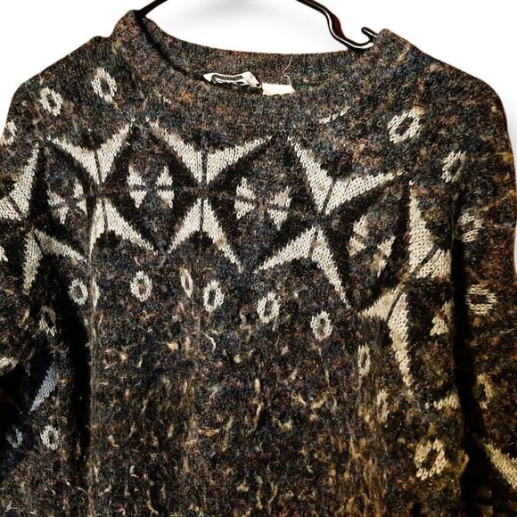 L'uomo Italian Wool Blend Vintage Sweater sz M - Picture 2 of 5